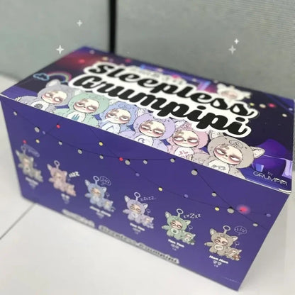 Kawaii Sleepless Grumpipi Series Blind Box Vinyl Cute Doll Action Figure Lovely Dolls Mystery Box Surprise Bag Pendant Decor Toy